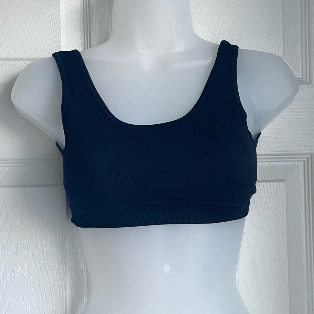 Forever 21 Athletic Sports Bra Black